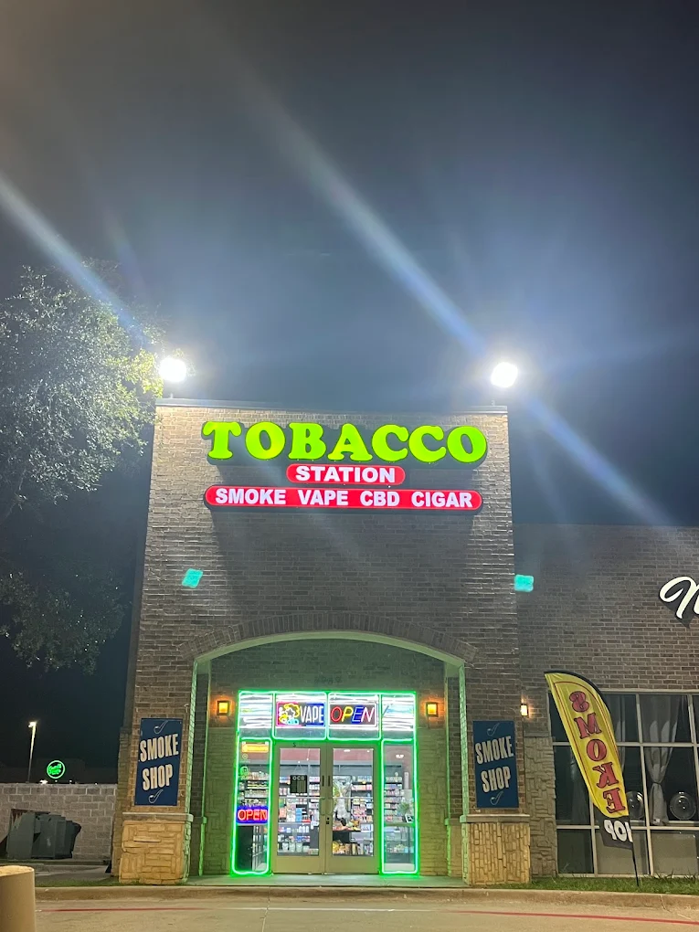 Interior view of the smoke shop